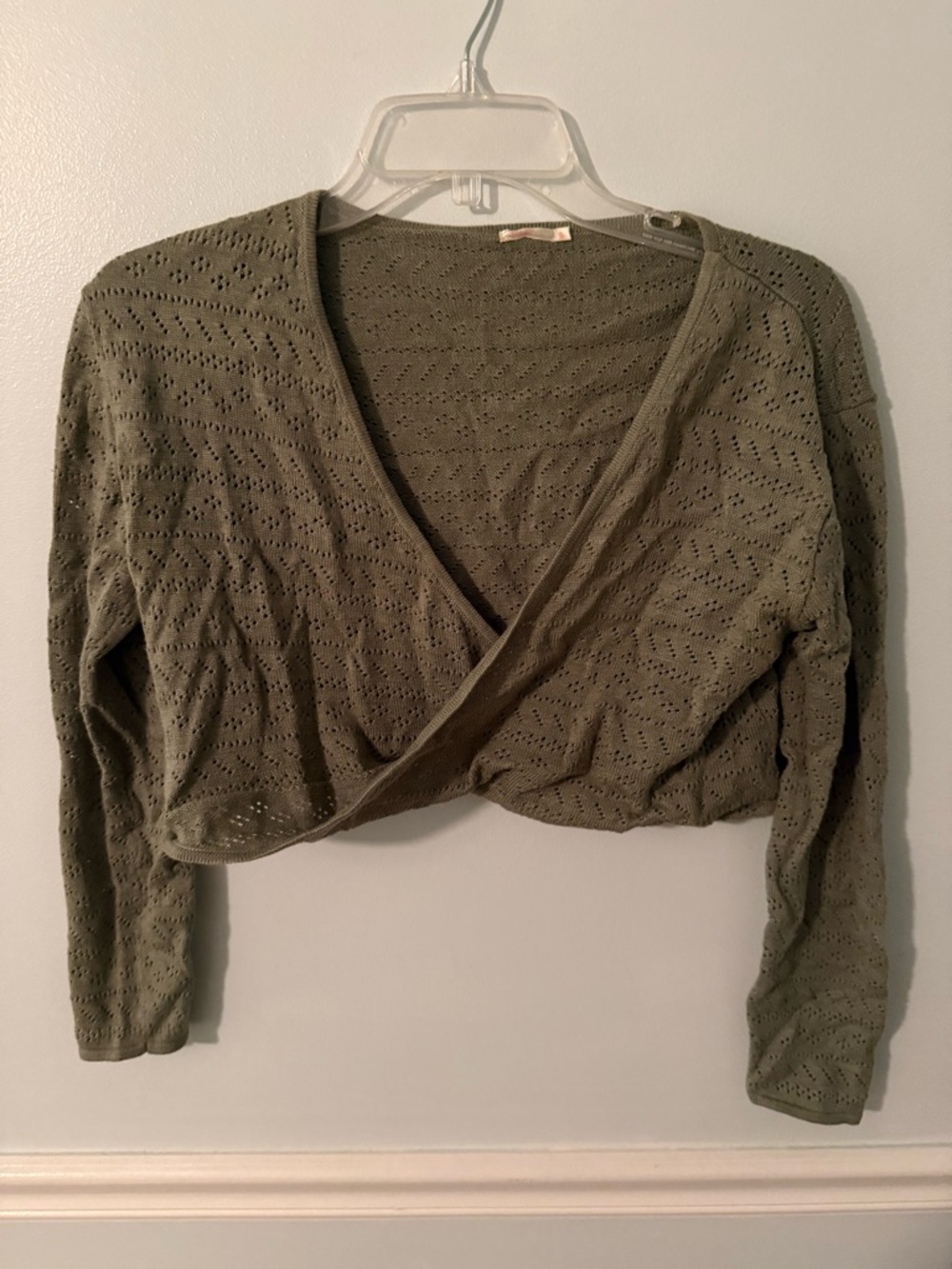 Size S Green Crossbody top, SCOUT